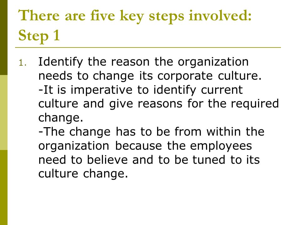 Nine Reasons Organizations Need To Change